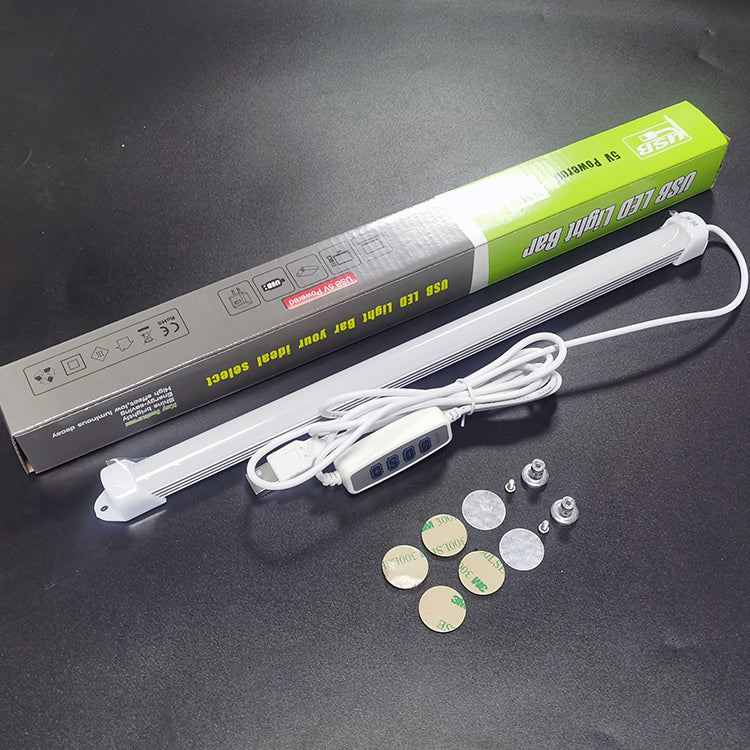 3CCT Turnable DC5V USB LED Bar Light Three color temperature 6W Dimming led reading light/desk light 6pack