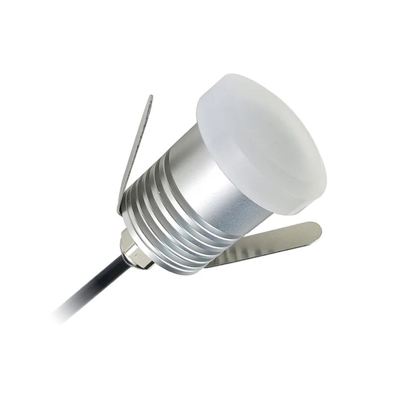 6pcs/pack 1W Corner Lamp DC12V 24V Square Ground Lighting IP67 Outdoor Acrylic Mini LED Wall Lights