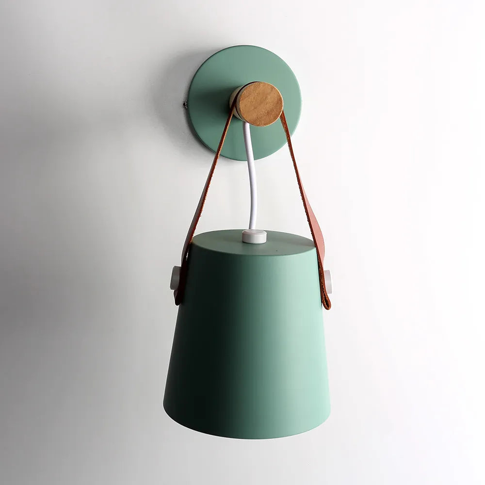 Wooden Wall Lamp Interior Light Fixture For Home Sconce Interior Lighting Living Room Nordic Modern Bed Wall Lamps With Wire E27