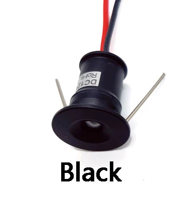 10 pcs/pack Recessed Stair Cabinet Small Light IP65 15mm Cutout Bedroom Kitchen Spot Light DC12V 3V 30D/120D