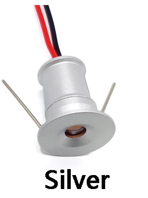 10 pcs/pack Recessed Stair Cabinet Small Light IP65 15mm Cutout Bedroom Kitchen Spot Light DC12V 3V 30D/120D