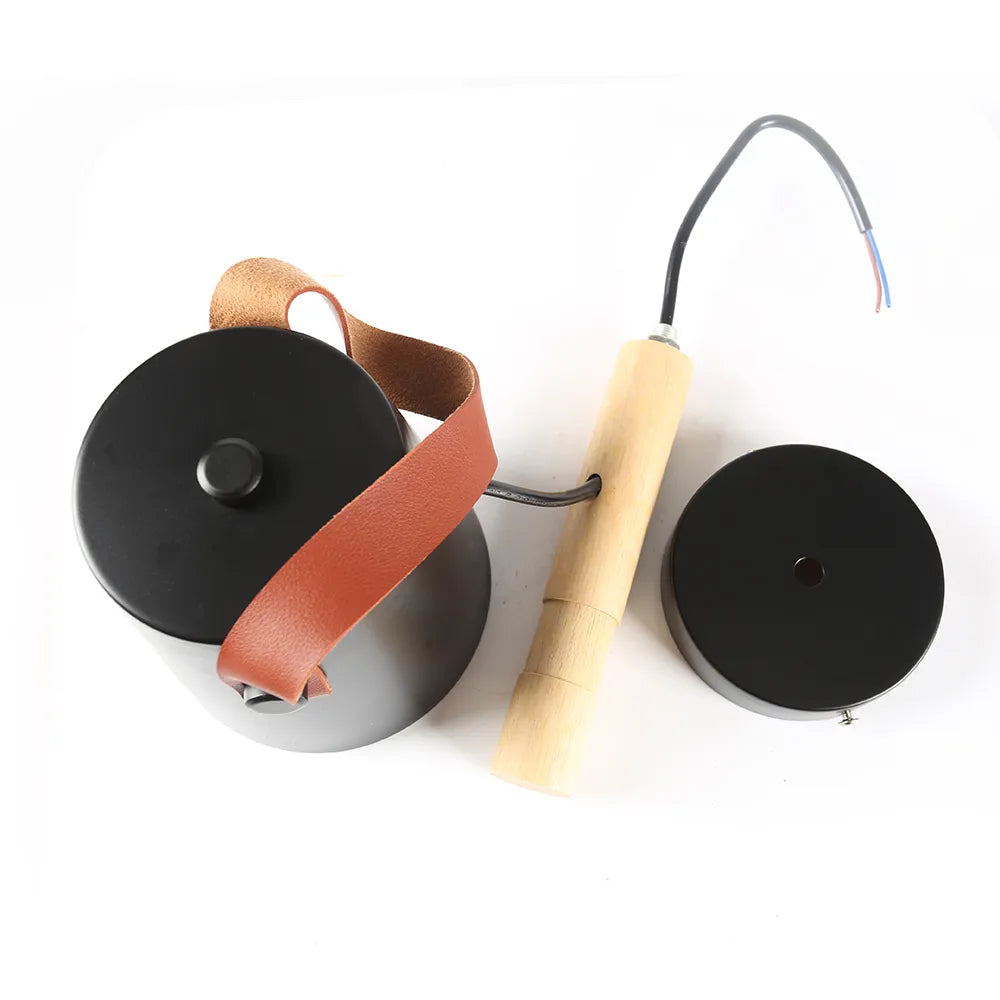 Wooden Wall Lamp Interior Light Fixture For Home Sconce Interior Lighting Living Room Nordic Modern Bed Wall Lamps With Wire E27