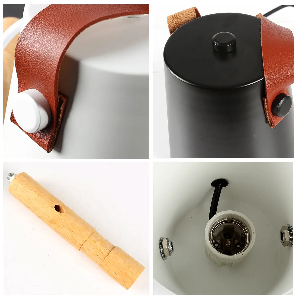 Wooden Wall Lamp Interior Light Fixture For Home Sconce Interior Lighting Living Room Nordic Modern Bed Wall Lamps With Wire E27