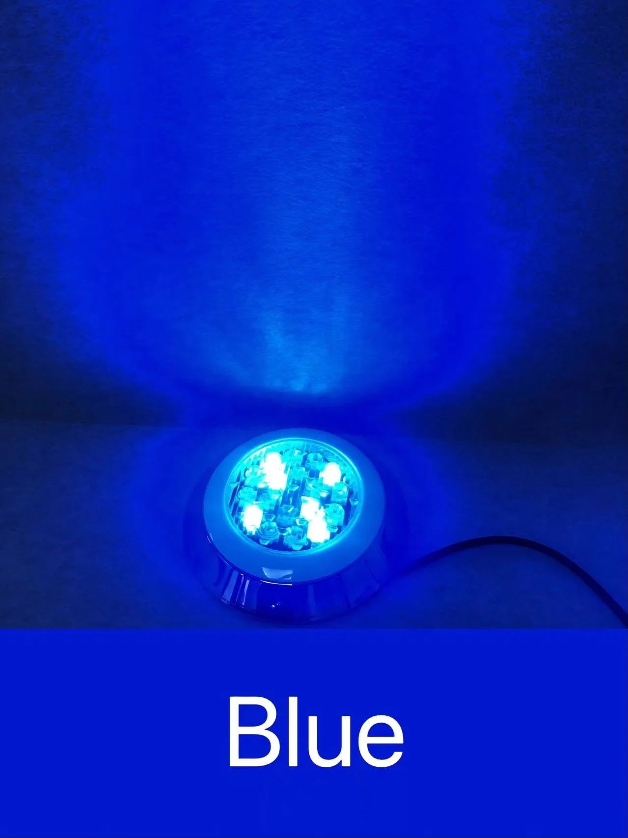 Underwater Lamp 12V AC DC 18W Round Shape RF RGB Wall Mounted Multi Color LED Pool Lights