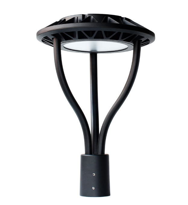 100W Round LED Post Top Light-Pole Mount-13,000Lumens-5000K