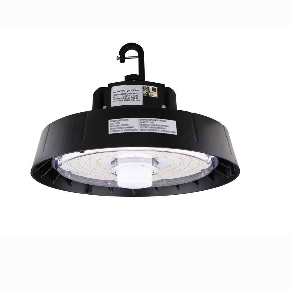 7G 150W UFO LED High Bay Light--21,000 Lumens-5000K-With Occupancy Sensor-(DLC+UL)