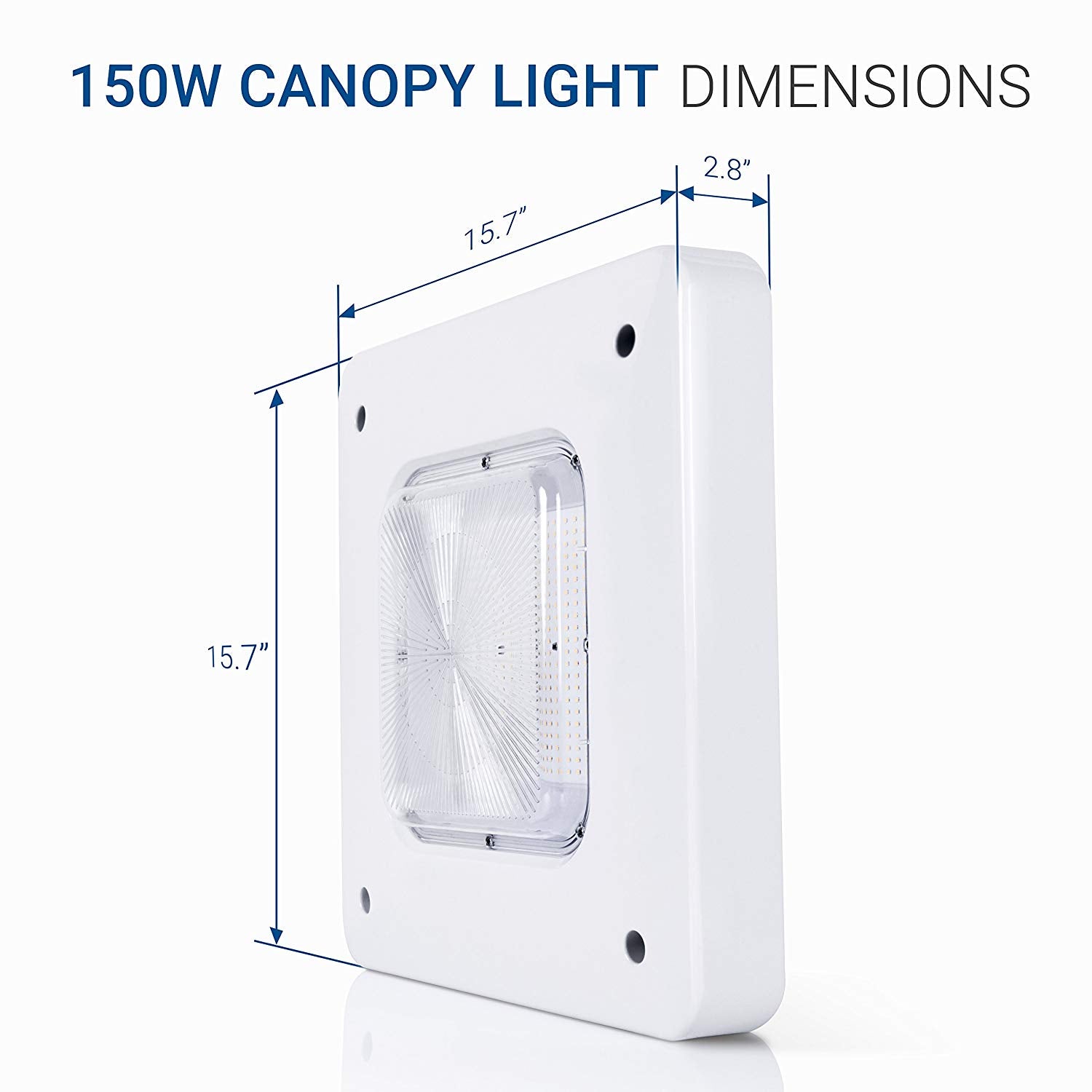 G2 150W LED Canopy Light-19,500Lumens-5 Years Warranty