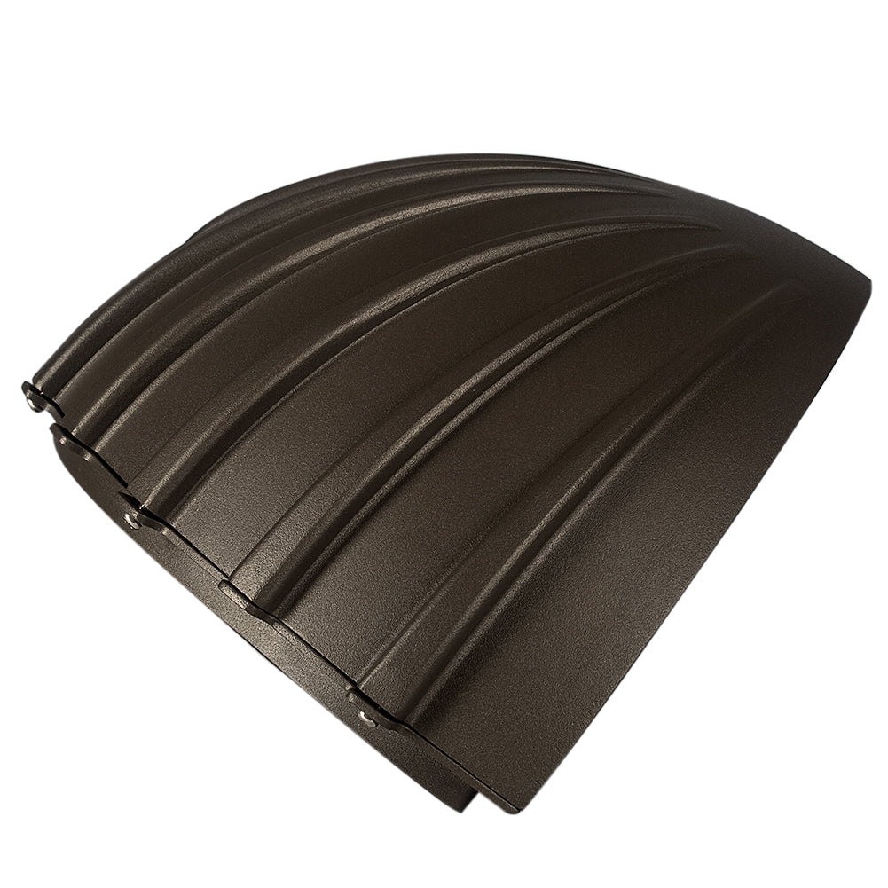 45W LED Football Full Cut Off Wall Pack-5,650Lumens-5000K-DLC UL Listed