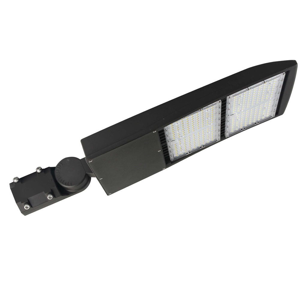 200W LED Shoebox Light-Slip Fitter Mount-32,000Lumens-5000K-(DLC+UL)-5 Years Warranty