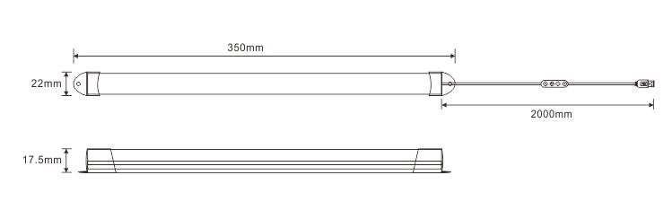 3CCT Turnable DC5V USB LED Bar Light Three color temperature 6W Dimming led reading light/desk light 6pack