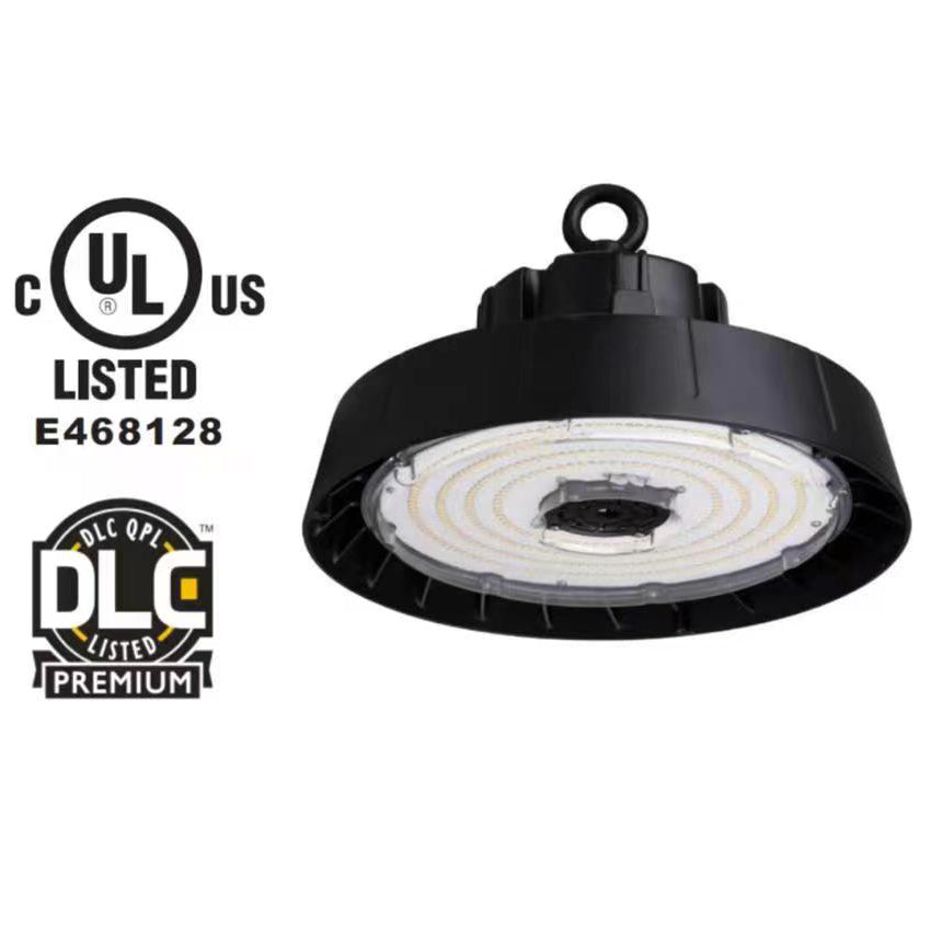 150W UFO LED High Bay Light UL DLC 22500Lumens 5000K Hook With Safety Rope