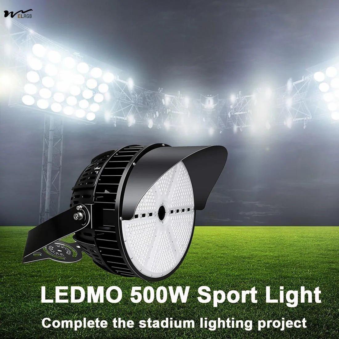 500 Watt LED Stadium Light 10KV Surge Super Efficiency 72000Lumen LED Arena Lights(1500-2000W Metal Halide Eq.) waterproof light