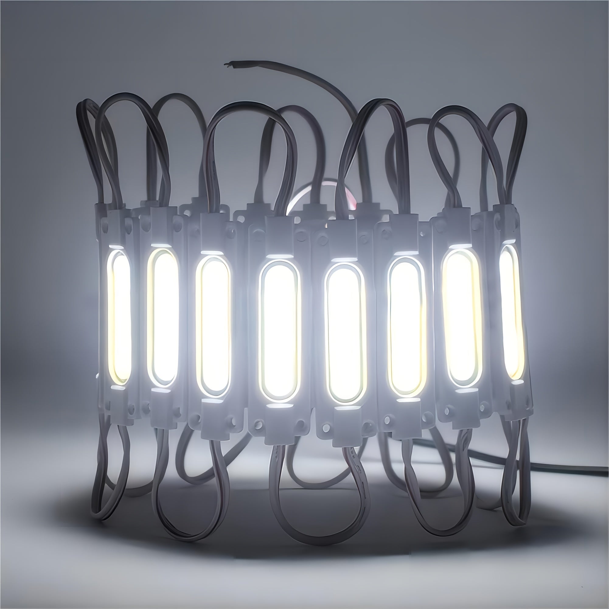 20/100pcs LED Module, COB LED Module Light,2W Commercial Energy Saving Advertising Decorative LED Light,Multiuse DC 12V Module Lights Waterproof Lamp, For Home Garden Party Car Letter Sign Advertising Decor With Tape